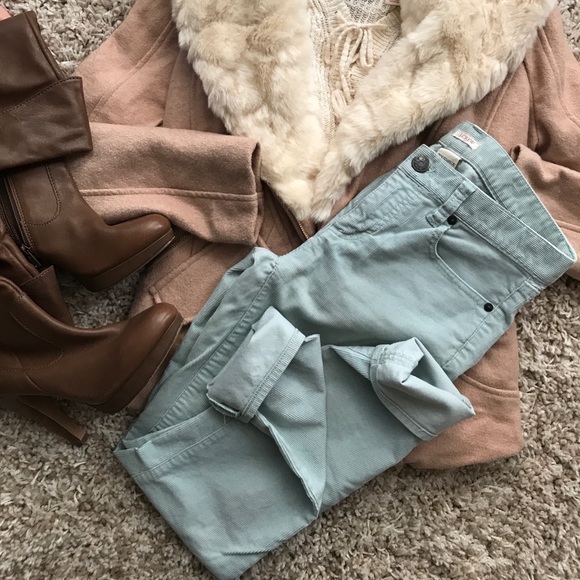 J. Crew Pants - J.Crew Blue Toothpick Corduroy Pants